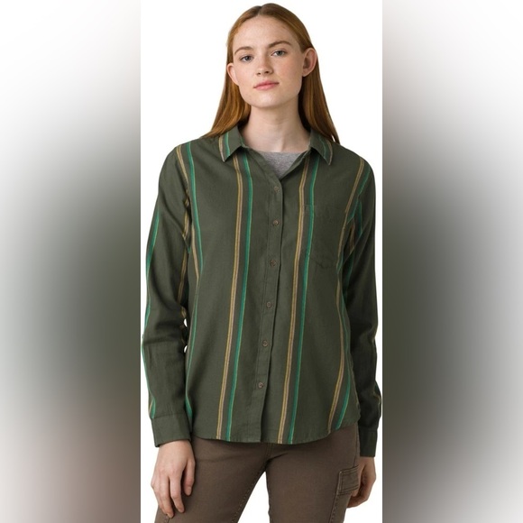 Prana Tops - Prana Alfie Flannel Shirt Size Small